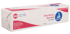 Non-Woven Sponge Sterile 2's 2 x2 4ply (50-2's/tray)