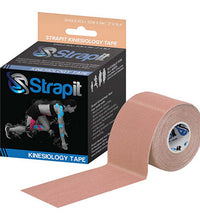 Strapit Kinesiology Tape, 2 in x 5.5 yds, Tan