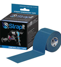 Strapit Kinesiology Tape, 2 in x 5.5 yds, Royal Blue