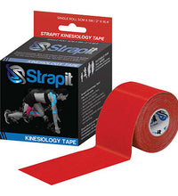 Strapit Kinesiology Tape, 2 in x 5.5 yds, Red