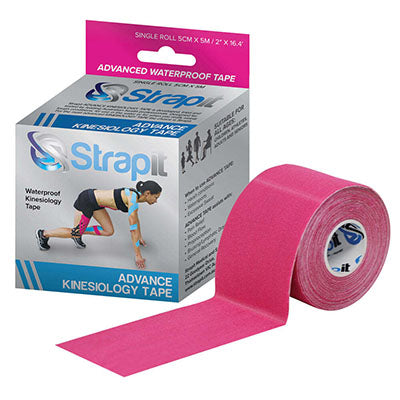 Strapit Advance Kinesiology Tape, 2 in x 5.5 yds, Pink