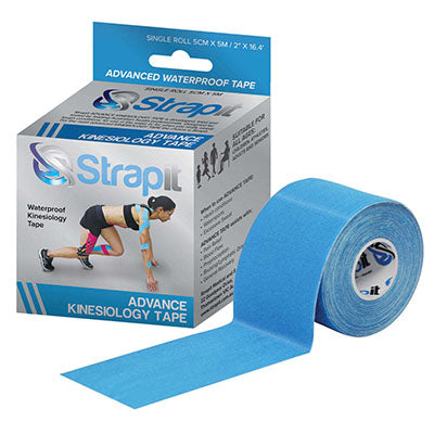 Strapit Advance Kinesiology Tape, 2 in x 5.5 yds, Blue