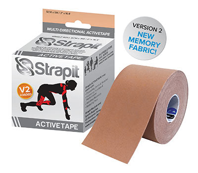 Strapit Activetape V2 with Memory Fabric, 2 in x 5.5 yds, Flesh