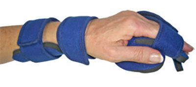 Comfy Splints, Comfyprene Hand Separate Finger Splint, Pediatric, Large, Dark Blue, Left