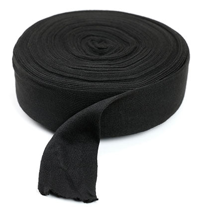 CanDo Black Polyester Stockinette - 3" x 25 yard