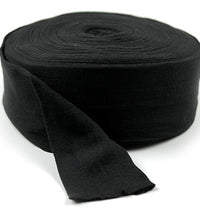 CanDo Black Polyester Stockinette - 4" x 25 yard