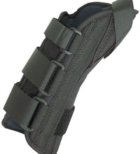 8" soft wrist splint left, small 6-7" with abducted thumb