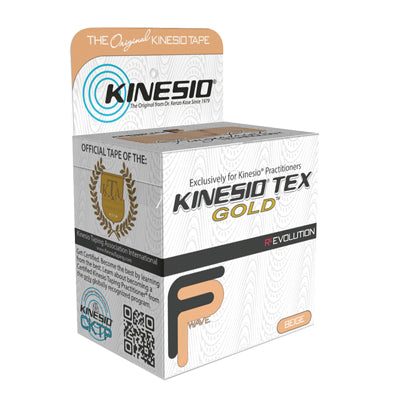 Kinesio Tape, Tex Gold FP, 2" x 5.5 yds, Beige, 1 Roll