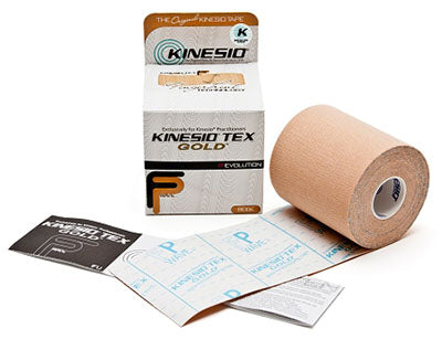 Kinesio Tape, Tex Gold FP, 3" x 5.5 yds, Beige, 4 Rolls