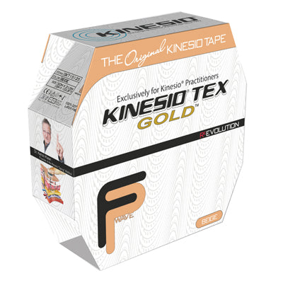 Kinesio Tape, Tex Gold FP, 2" x 34 yds, Beige, Bulk Roll