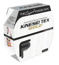 Kinesio Tape, Tex Gold FP, 2" x 34 yds, Black, Bulk Roll