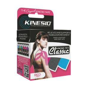 Kinesio Tape, Tex Classic, 2" x 4.4 yds, Red, 1 Roll