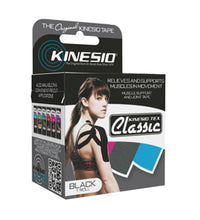 Kinesio Tape, Tex Classic, 2" x 4.4 yds, Black, 1 Roll