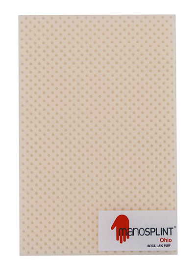 Manosplint Ohio Perf Beige 1/12" x 12" x 18" 15% Perf Beige, case of 8