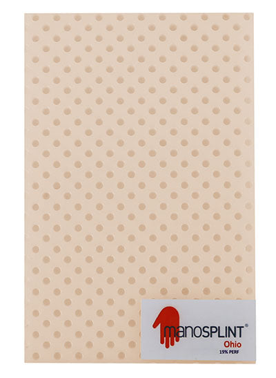 Manosplint Ohio S Perf 1/8" x 18" x 24" 19% Perf Beige, 1 sheet