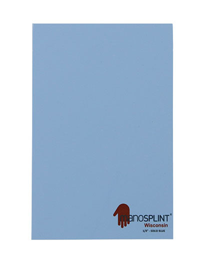 Manosplint Wisconsin Solid 1/8" x 12" x 18" Solid Blue, 1 sheet