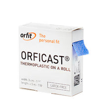 Orficast Thermoplastic Tape, 1" x 9', Blue, Case of 12