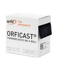 Orficast Thermoplastic Tape, 2" x 9', Black, Case of 6