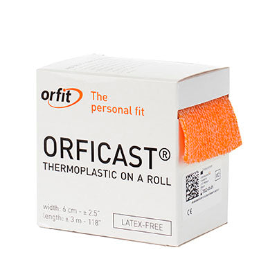 Orficast Thermoplastic Tape, 2" x 9', Orange