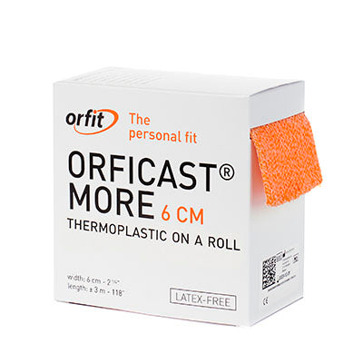 Orficast More Thermoplastic Tape, 2" x 9', Orange