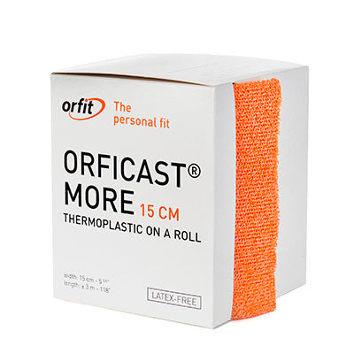 Orficast More Thermoplastic Tape, 6" x 9', Orange