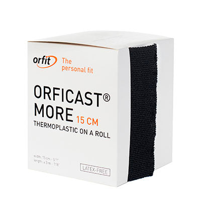 Orficast More Thermoplastic Tape, 6" x 9', Black