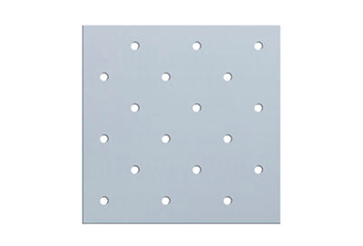 Orfit Colors NS, 18" x 24" x 1/8", mini perforated 3.5%, sonic silver, metallic