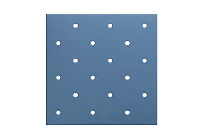 Orfit Colors NS, 18" x 24" x 1/8", mini perforated 3.5%, atomic blue, metallic