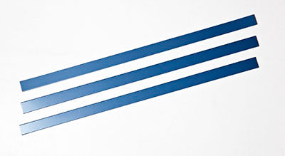 Orfit Strips, 18" x 4/5" x 1/8", Atomic Blue, wide, 10 pcs