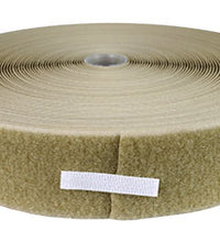 2" loop material, 25 yard, tan