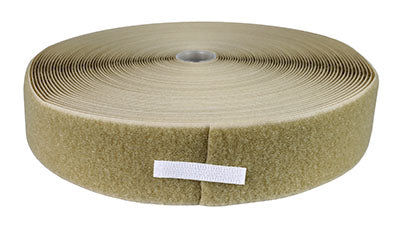 2" loop material, 25 yard, tan