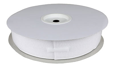 2" self-adhesive loop material, 25 yard dispenser box, white