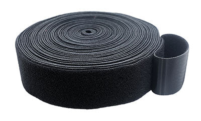 2-sided hook/loop - 1-1/2" x 10 yard - Black