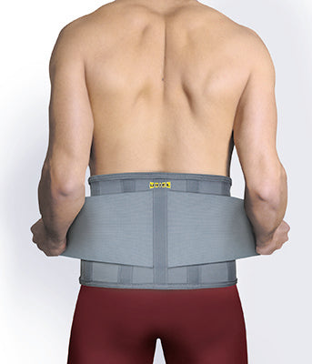 Uriel Lumbar Belt, Gray, Large