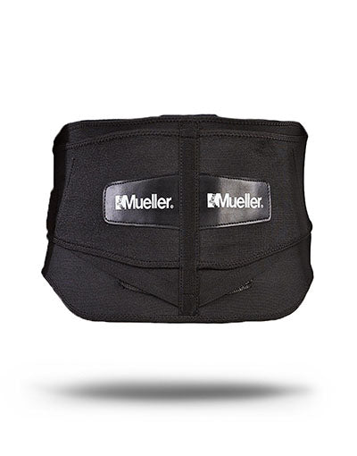 Mueller Lumbar Back Brace w/ Removable Pad, Black, OSFM