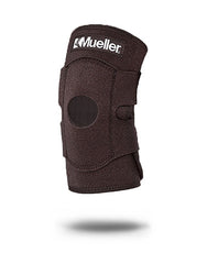 Mueller Adjustable Knee Support, Neoprene Blend, Open,  Black, OSFM