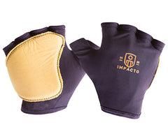 Impacto Anti-Impact Glove, Nylon Lycra with Grain Leather, Fingerless, Small