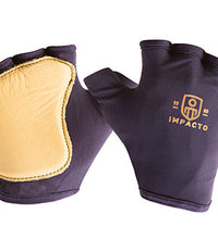 Impacto Anti-Impact Glove, Nylon Lycra with Grain Leather, Fingerless, Medium