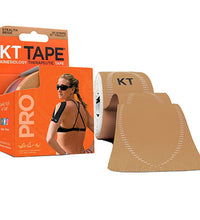 KT TAPE PRO, Precut 2" x 20', Beige