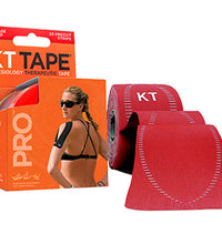 KT TAPE PRO, Precut 10" Strip (20 each), Rage Red