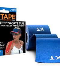 KT TAPE Cotton, Precut 10" Strip (20 each), Blue