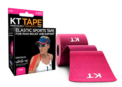 KT TAPE Cotton, Precut 10" Strip (20 each), Pink