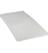 Convoluted Eggcrate Foam Mattress Pad, 33" x 74" x 4"