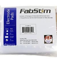 FabStim Electrode, 3" Round, 40/bag (10 sheets of 4)