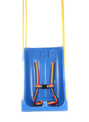 Full support swing seat with pommel, large (adult), with chain