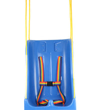 Full support swing seat with pommel, medium (teenager), with rope