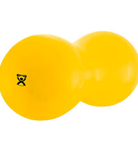 CanDo Inflatable Exercise Saddle Roll - Yellow - 16" Dia x 35" L (40 cm Dia x 90 cm L)