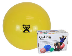 CanDo Inflatable Exercise Ball - Yellow - 18