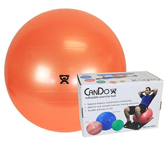 CanDo Inflatable Exercise Ball - Orange - 22