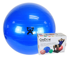 CanDo Inflatable Exercise Ball - Blue - 34